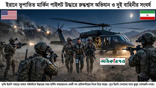 এফ-১৫ই ক্রু উদ্ধার: কীভাবে ইরানের নজরদারি এড়িয়ে সফল হলো মার্কিন সার্চ অ্যান্ড রেসকিউ মিশন